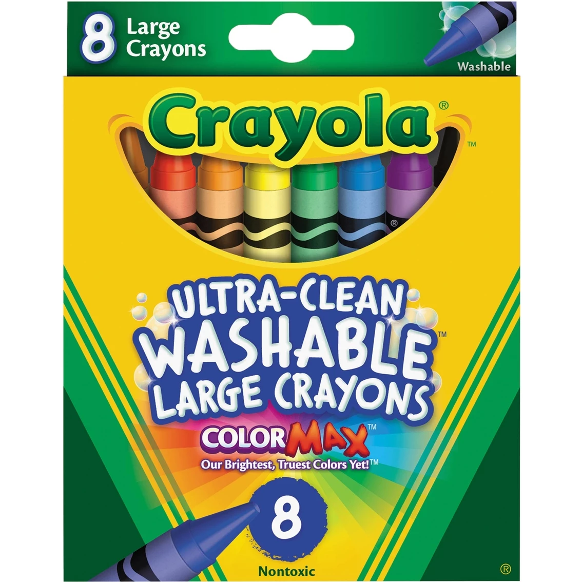 Wholesale ???? Crayola ColorMax Ultra Clean Washable Large Crayons 8 Ct. ???? 1 Wholesale ???? Crayola ColorMax Ultra Clean Washable Large Crayons 8 Ct. ????