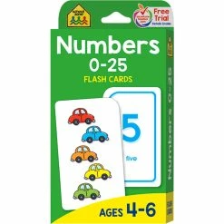 Cheapest 🧨 School Zone Number 0-25 Flash Cards 🧨