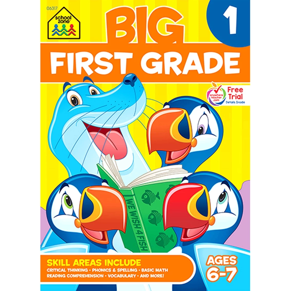 Outlet ???? School Zone Big First Grade Workbook ???? 1 Outlet ???? School Zone Big First Grade Workbook ????