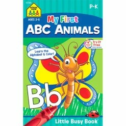Top 10 🔥 School Zone My First ABC Animals Little Busy Book 😍