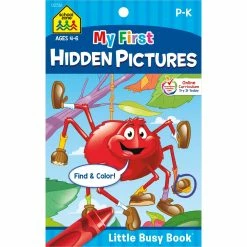 Outlet 🛒 School Zone My First Hidden Pictures Little Busy Book ⭐