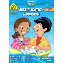 Coupon 😀 School Zone Multiplication And Division G3 4 Deluxe Edition Workbook 🔥