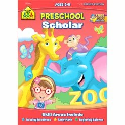 Budget 🧨 School Zone Preschool Scholar Deluxe Edition Workbook 🎁