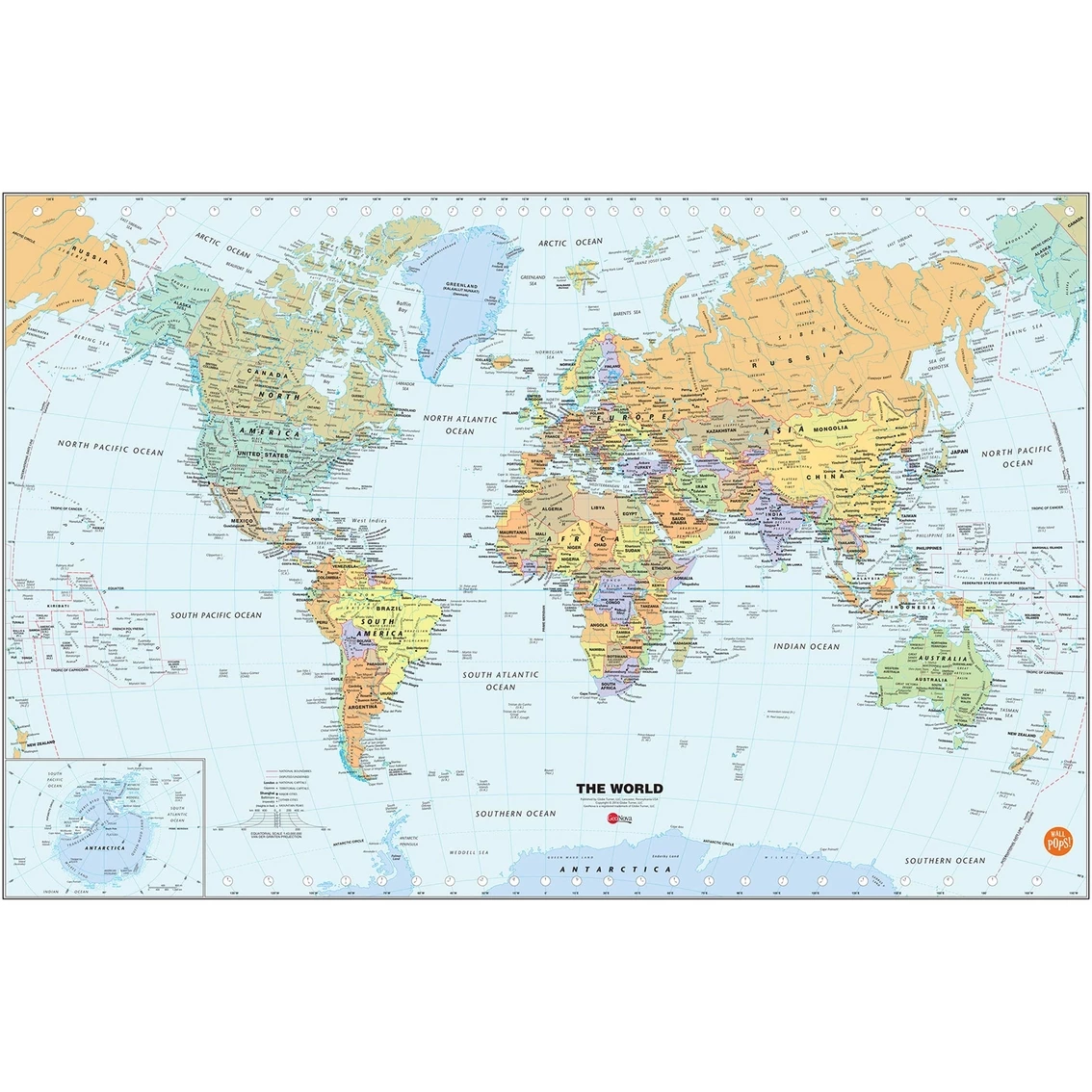 Cheap ⌛ Other Brands World Dry Erase Map ⭐ 1 Cheap ⌛ Other Brands World Dry Erase Map ⭐