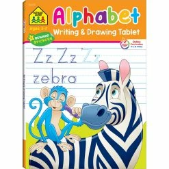 New 🎉 School Zone Alphabet Writing And Drawing Tablet Workbook ❤️
