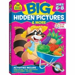 Best reviews of 💯 School Zone Big Hidden Pictures And More Workbook 👍