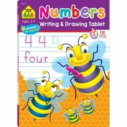 Best Pirce 💯 School Zone Numbers Writing & Drawing Tablet Workbook 🎁