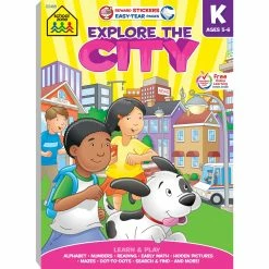 Coupon 🌟 School Zone Explore The City Kindergarten Workbook 🎉