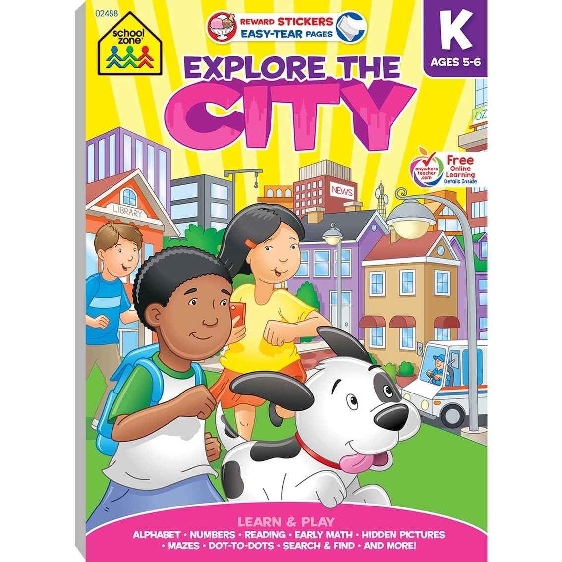 Coupon 🌟 School Zone Explore The City Kindergarten Workbook 🎉 1 Coupon 🌟 School Zone Explore The City Kindergarten Workbook 🎉