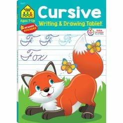 Buy 😉 School Zone Cursive Writing And Drawing Tablet Workbook ❤️