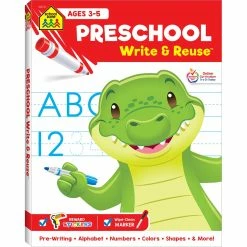Flash Sale 😉 School Zone Preschool Write And Reuse Workbook 🛒