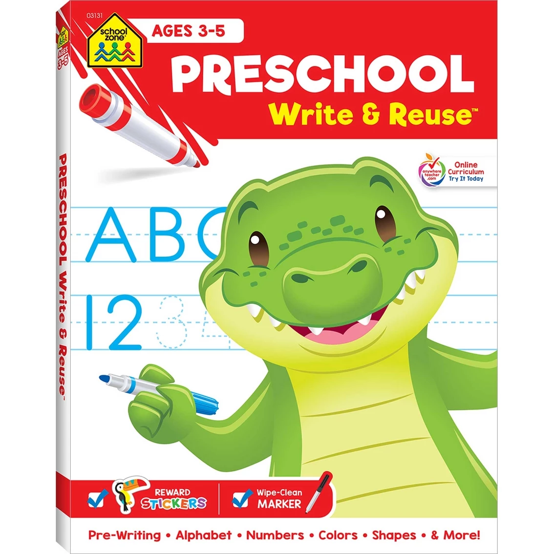 Flash Sale ๐ School Zone Preschool Write And Reuse Workbook ๐ 1 Flash Sale ๐ School Zone Preschool Write And Reuse Workbook ๐