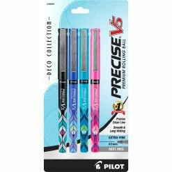 Outlet 👍 Pilot Pen V5 Deco Assorted Clear, 4 Pk. 👍