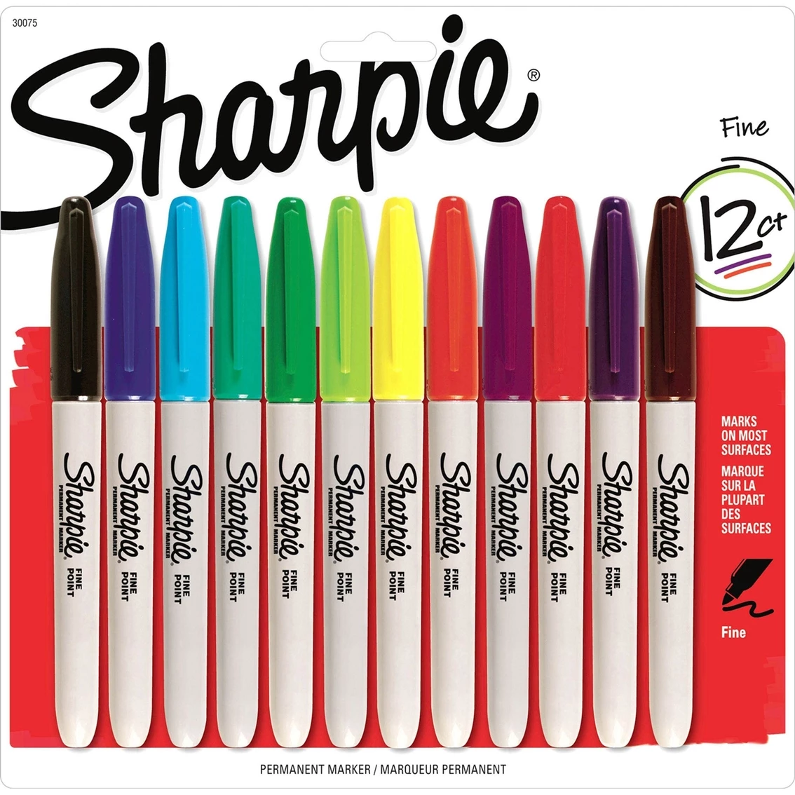 Budget 🥰 Sharpie 12 Pk. Assorted Permanent Fine Point Markers 😉 1 Budget 🥰 Sharpie 12 Pk. Assorted Permanent Fine Point Markers 😉