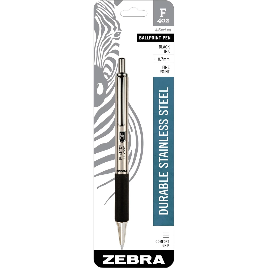 Promo ✔️ Zebra F402 Retractable Fine Point Ballpoint Pen ???? 1 Promo ✔️ Zebra F402 Retractable Fine Point Ballpoint Pen ????