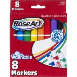 Best deal 🌟 RoseArt Broad Bold Washable Markers, 8 Pk. 👏