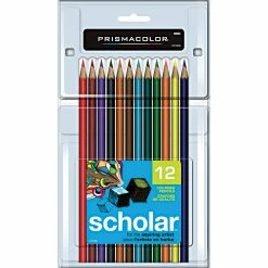 Cheapest 😀 Prismacolor Scholar Colored Woodcase Pencils, Assorted Colors 12 Pc. Set ⌛