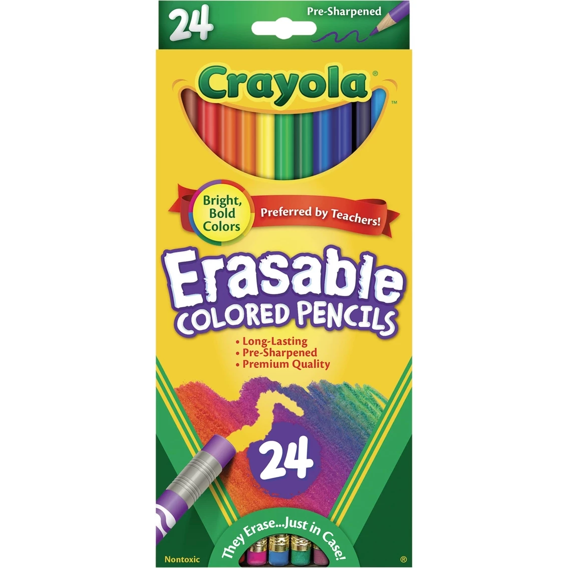 Brand new ❤️ Crayola Erasable Colored Pencils, 12 Ct. 🔥 2 Brand new ❤️ Crayola Erasable Colored Pencils, 12 Ct. 🔥 - Image 2