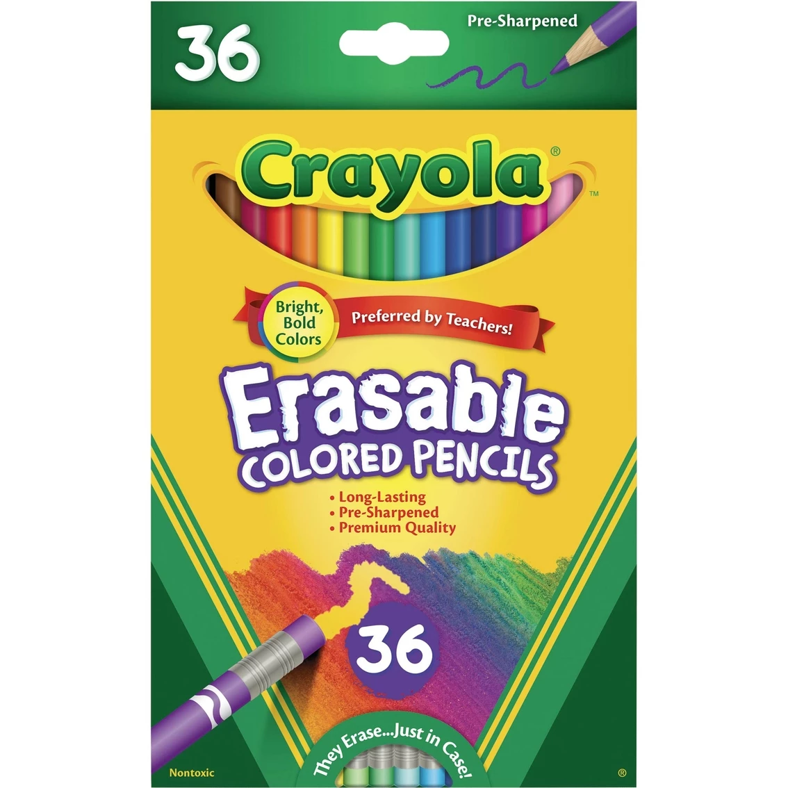 Brand new ❤️ Crayola Erasable Colored Pencils, 12 Ct. 🔥 3 Brand new ❤️ Crayola Erasable Colored Pencils, 12 Ct. 🔥 - Image 3