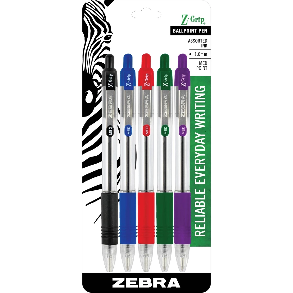 Top 10 🥰 Zebra Z Grip Retractable Ballpoint Pen Assorted 5 Pk. 🎉 1 Top 10 🥰 Zebra Z Grip Retractable Ballpoint Pen Assorted 5 Pk. 🎉