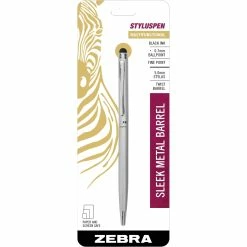 Cheap 🥰 Zebra StylusPen Silver Twist Stylus And Ballpoint Pen 1 Pk. 🎉