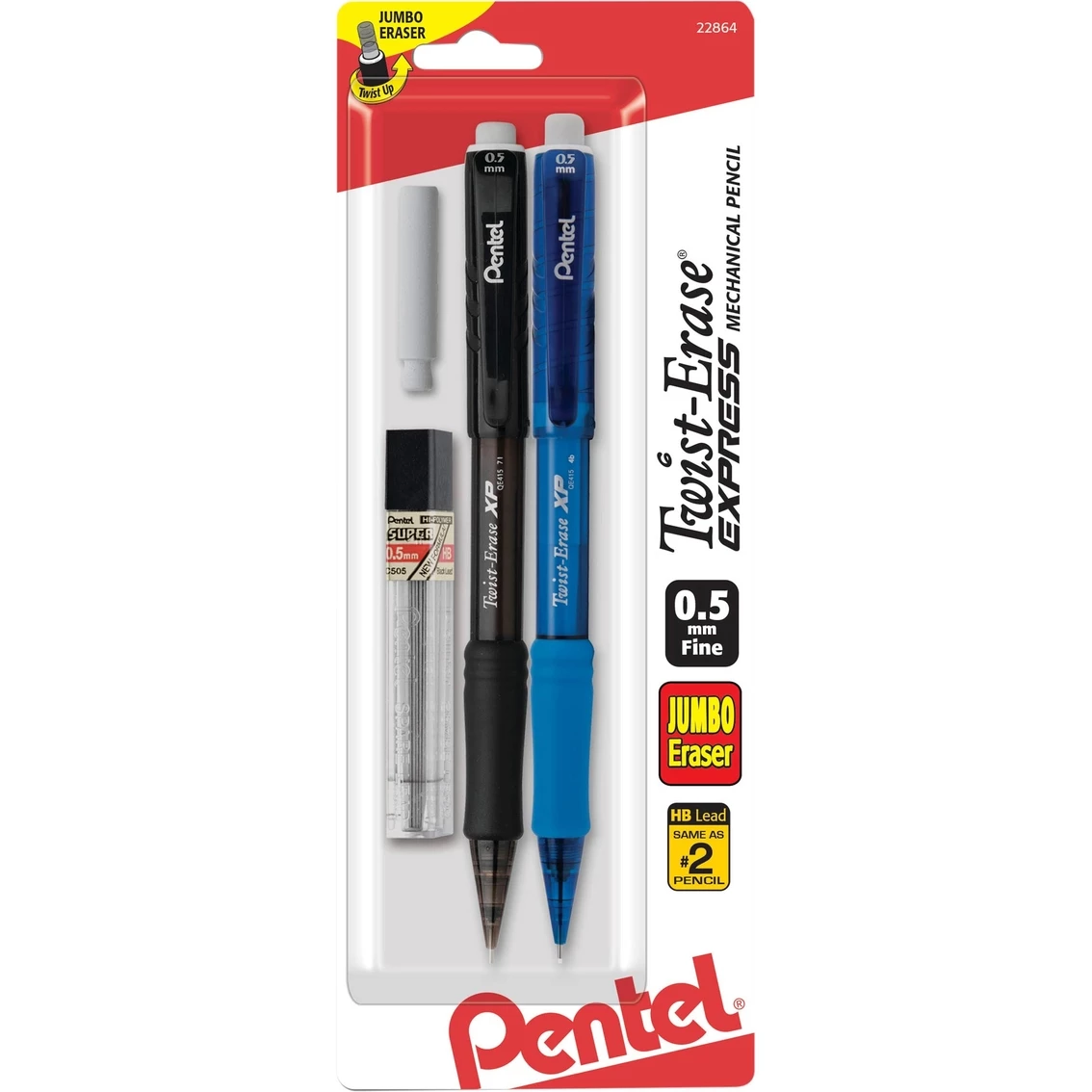 Wholesale ⭐ Pentel Twist Erase Express Automatic Pencils #2 Lead 0.5mm 2 Pk. ???? 1 Wholesale ⭐ Pentel Twist Erase Express Automatic Pencils #2 Lead 0.5mm 2 Pk. ????