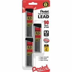 Deals 👏 Pentel Super Hi Polymer Lead Refills 0.5mm 90 Pc. 😀