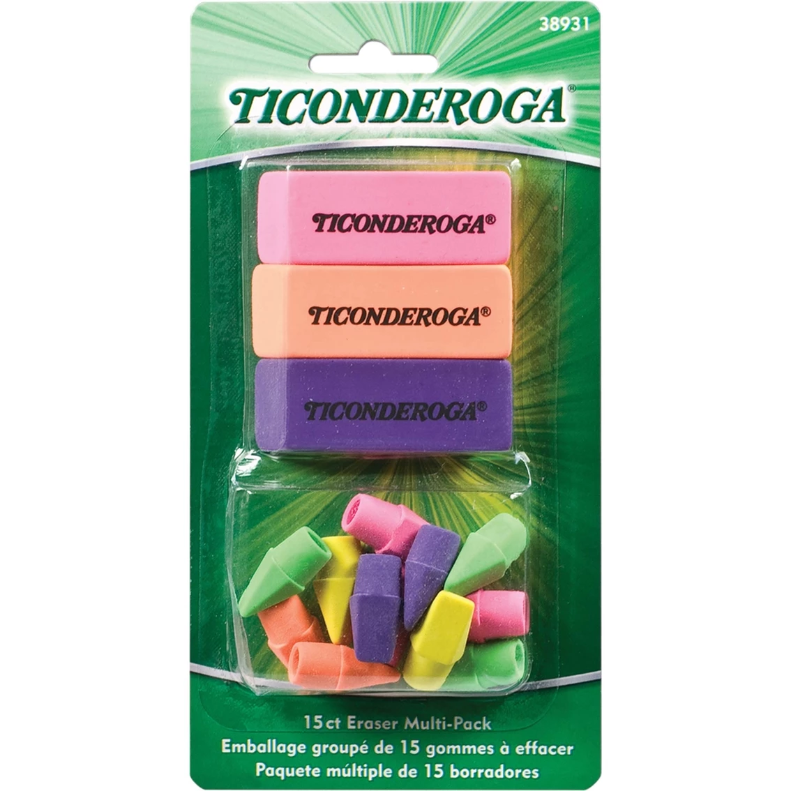 Top 10 ???? Ticonderoga Eraser Combo, 15 Pk. ???? 1 Top 10 ???? Ticonderoga Eraser Combo, 15 Pk. ????