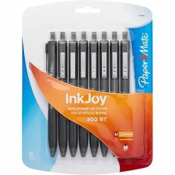 New 😀 Paper Mate Inkjoy 300 Retractable Ballpoint Pen 8 Pk. 😍