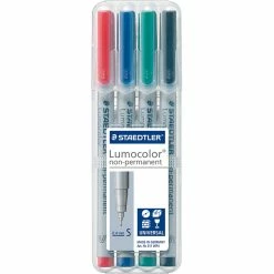 Hot Sale 👍 Staedtler Lumocolor Non Permanent Super Fine Mapping Pens 💯
