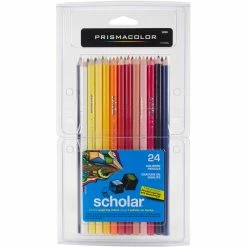 Cheap ✨ Prismacolor Scholar Color Pencils 24 Pc. Set ✔️