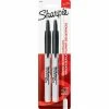 Best Pirce 👍 Sharpie Fine Point Retractable Markers, Black, 2 Ct. 😍