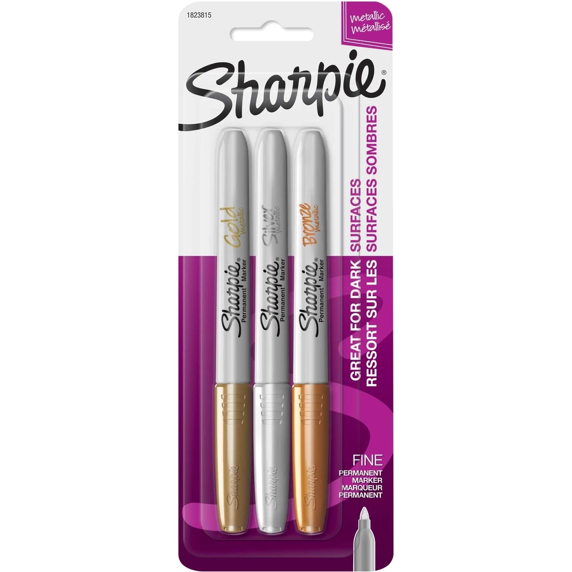 Buy ???? Sharpie Metallic Permanent Markers, Silver Gold And Bronze, 3 Ct. ???? 1 Buy ???? Sharpie Metallic Permanent Markers, Silver Gold And Bronze, 3 Ct. ????