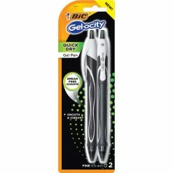 Wholesale 🌟 BIC Gelocity Quick Dry Fine Blister Pens (0.5mm), 2 Pk. 🔔