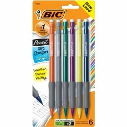 Hot Sale ✔️ Bic Xtra Comfort Matic Grip 0.7mm Mechanical Pencils 6 Pk. 😉