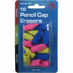 New ✨ Avantix Pencil Cap Erasers In Assorted Colors 15 Ct. 🎉