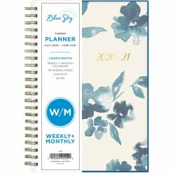 Budget 🎁 Blue Sky Publishing 2020 To 2021 Bakah Blue Planner 👏