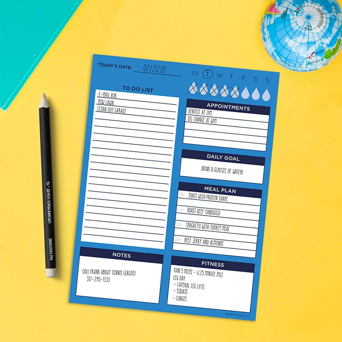 Best reviews of 🌟 TF Publishing Bright Blue Day Daily Task Pad ✨ 3 Best reviews of 🌟 TF Publishing Bright Blue Day Daily Task Pad ✨ - Image 3