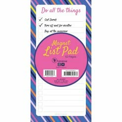 Outlet 🔥 TF Publishing Bright Stripes Magnet List Pad 😀