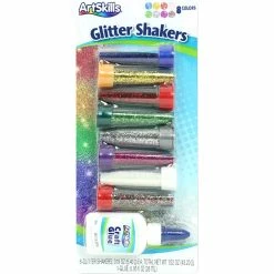 Hot Sale 😉 Artskills 8 Glitter Shakers And Glue Set 🛒