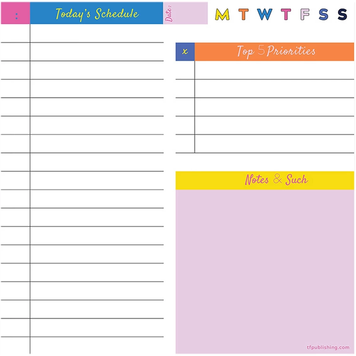 Coupon ✨ TF Publishing Undated Daily Note Block For Productivity And Lists 🔔 2 Coupon ✨ TF Publishing Undated Daily Note Block For Productivity And Lists 🔔 - Image 2