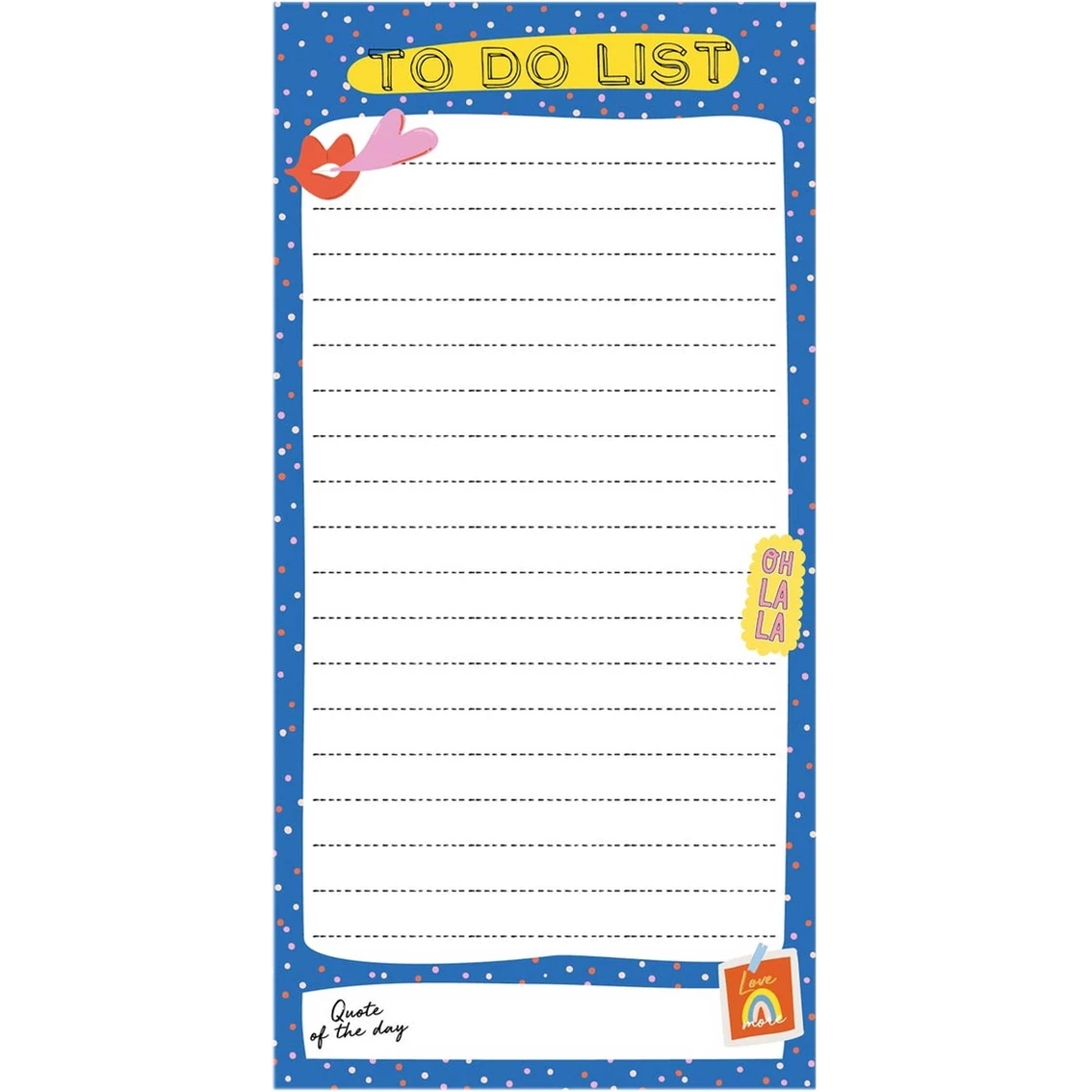 Best Pirce 🥰 TF Publishing Undated Blue La La Magnet List Pad 🛒 1 Best Pirce 🥰 TF Publishing Undated Blue La La Magnet List Pad 🛒