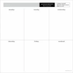 Hot Sale ⌛ TF Publishing Undated Executive Weekly Square Schedule Pad 🌟