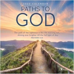 Outlet 🎁 TF Publishing 2022 Paths To God Mini Calendar 🧨