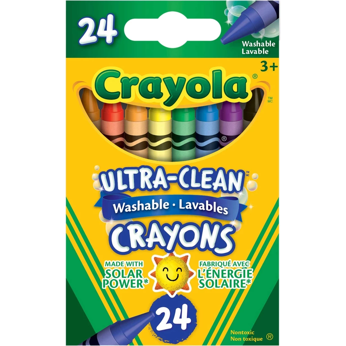 Coupon 🔔 Crayola Ultra Clean Washable Crayons 24 Ct. 💯 1 Coupon 🔔 Crayola Ultra Clean Washable Crayons 24 Ct. 💯