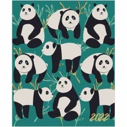 Wholesale 😉 TF Publishing 2022 Panda Medium Monthly Planner 🌟