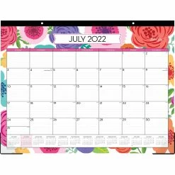 Buy ⌛ Bluesky Blue Sky Mahalo 22 In. X 17 In. Desk Pad Calendar 🔔