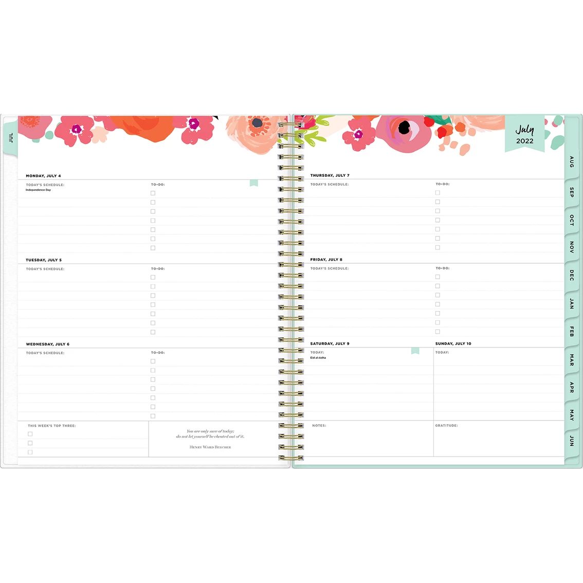 Cheapest ???? Bluesky Blue Sky Day Designer Secret Garden Mint Frosted 8.5 In. X 11 In. Planner ???? 2 Cheapest ???? Bluesky Blue Sky Day Designer Secret Garden Mint Frosted 8.5 In. X 11 In. Planner ???? - Image 2