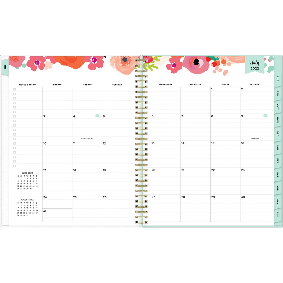 Cheapest ???? Bluesky Blue Sky Day Designer Secret Garden Mint Frosted 8.5 In. X 11 In. Planner ???? 3 Cheapest ???? Bluesky Blue Sky Day Designer Secret Garden Mint Frosted 8.5 In. X 11 In. Planner ???? - Image 3
