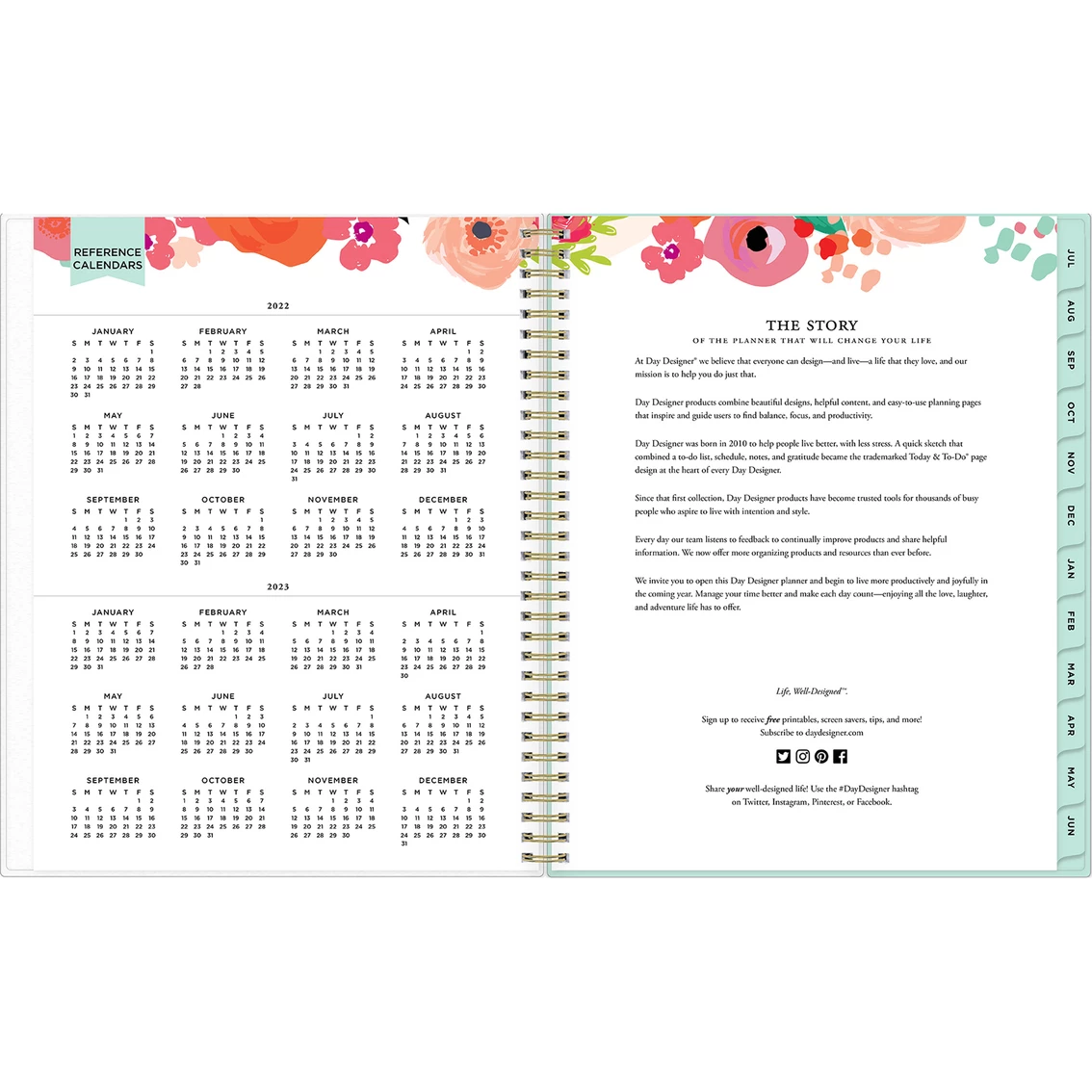 Cheapest ???? Bluesky Blue Sky Day Designer Secret Garden Mint Frosted 8.5 In. X 11 In. Planner ???? 4 Cheapest ???? Bluesky Blue Sky Day Designer Secret Garden Mint Frosted 8.5 In. X 11 In. Planner ???? - Image 4